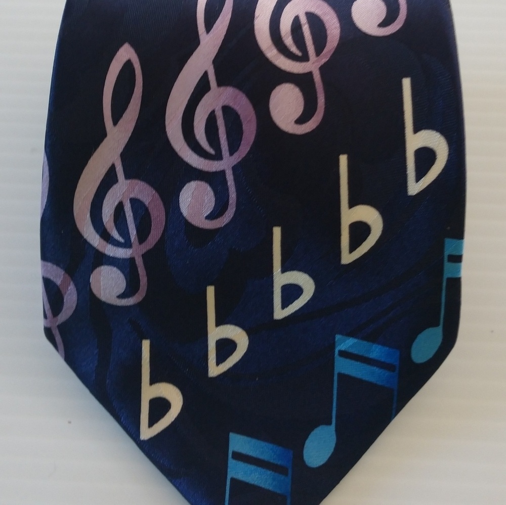 Steven Harris Music Necktie Musical Notation